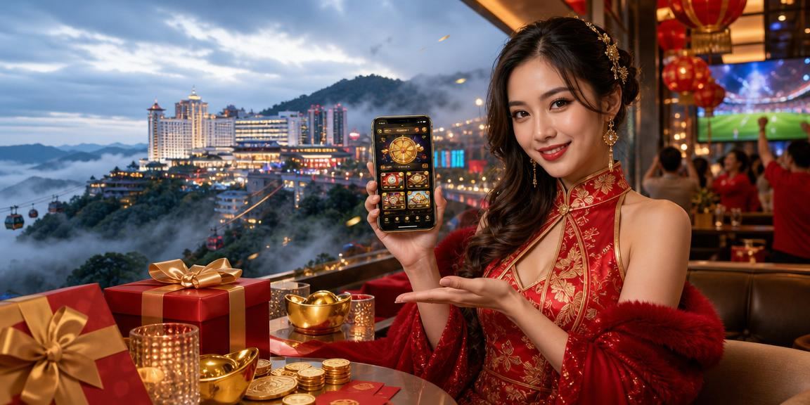 Pemain menggunakan aplikasi mrlucky888 di Genting Highlands untuk semak ganjaran VIP dan buat deposit