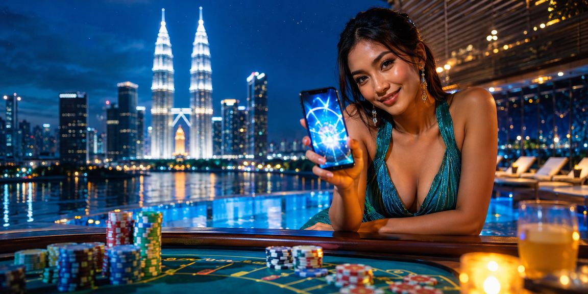 Meja Baccarat langsung mrlucky888 bergaya mewah untuk pemain Malaysia di Kuala Lumpur
