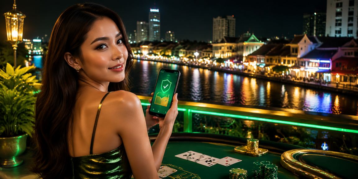 Meja Baccarat langsung dalam talian mrlucky888 di Melaka bergaya tradisional